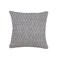 Laddha Home Designs 20" Gray Diamond Geometric Square Throw Pillow